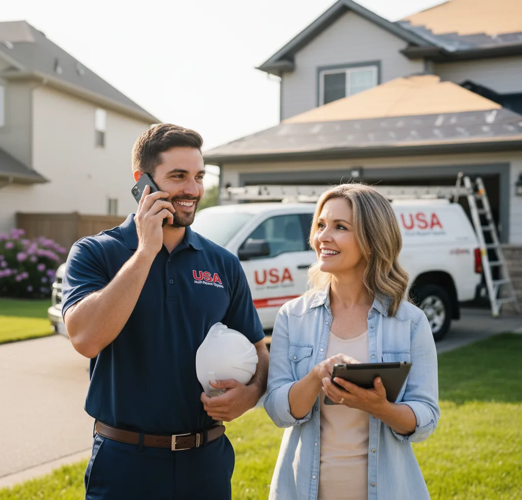 USA Roof Repair Experts customer support in Oskaloosa